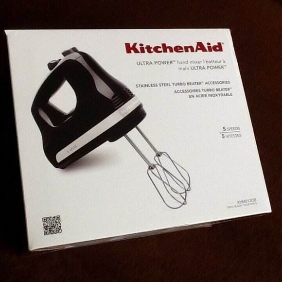 brand new ONYX BLACK KitchenAid 5-Speed Hand Mixer - Picture 9 of 12